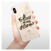 Silikónové puzdro iSaprio - Follow Your Dreams - black - iPhone XS Max