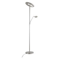 LED stmievateľná stojacia lampa v striebornej farbe (výška 180 cm) Dent – ​​Fischer & Honsel