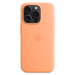 Apple Originál Silikónový kryt s MagSafe pre iPhone 15 Pro Orange Sorbet, MT1H3ZM/A