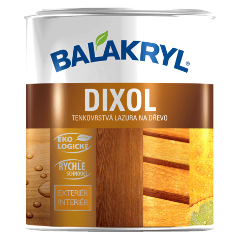 Dixol - farebná vodouriediteľná lazúra na drevo 2,5 kg pínia BALAKRYL