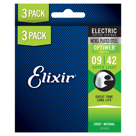 Elixir Optiweb Super Light 3-Pack