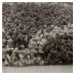 Kusový koberec Alvor Shaggy 3401 taupe kruh - 80x80 (průměr) kruh cm Ayyildiz koberce