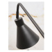 Čierna stolová lampa s kovovým tienidlom (výška 55 cm) Lyon – it&#39;s about RoMi