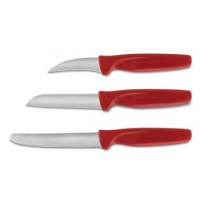 Wüsthof Sada farebných nožov, 3 ks, červená