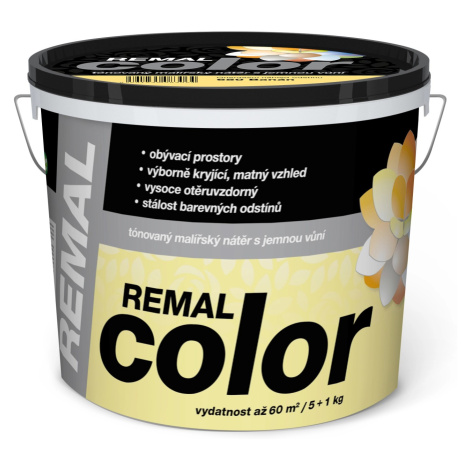 REMAL Color Tónovaný maliarsky náter s jemnou vôňou, 650 Banán, 5 + 1 kg