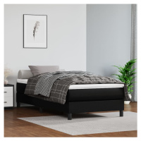 vidaXL Rám na boxspring posteľ, čierny 80x200 cm, umelá koža