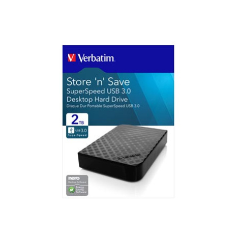 Verbatim externí pevný disk, Store N Save, 3.5