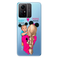 Odolné silikónové puzdro iSaprio - Mama Mouse Blonde and Boy - Xiaomi Redmi Note 12S