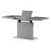 AUTRONIC HT-424M GREY Jedálenský stôl 120+40x70 cm, keramická doska sivý mramor, MDF, sivý matný