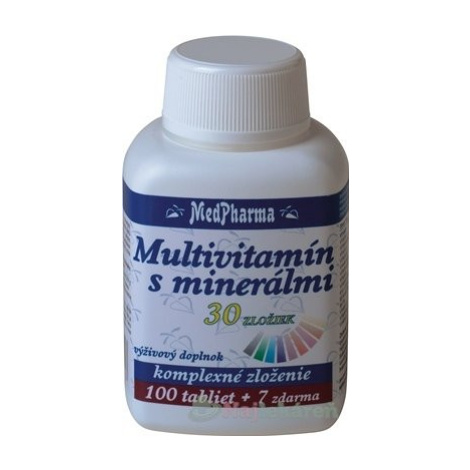 MedPharma Multivitamín s minerály 30 složek 107 tabliet CD