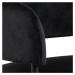 Designová stolička Lima čierna