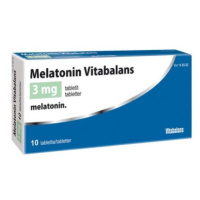 VITABALANS Melatonin 3 mg 10 tabliet