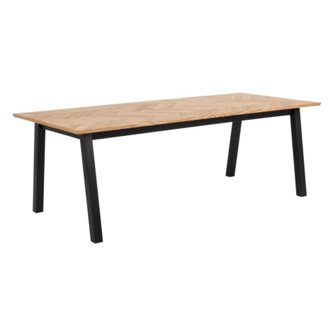 Jedálenský stôl Brighton 220 cm dub/čierny Actona