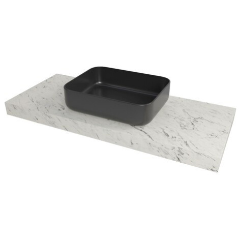 Doska pod umývadlo Naturel Dolce 103,5x8x50 cm mramor Carrara biela mat DO10050MCB