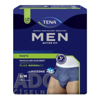TENA Men Pants Plus Blue S/M naťahovacie inkontinenčné nohavičky pre mužov 9ks