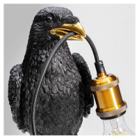 Stolná lampa KARE Animal Sitting Crow v čiernej farbe