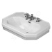 DURAVIT - 1930 Umývadlo, 700x500 mm, s prepadom, 1 otvor na batériu, WonderGliss, biela 04387000