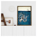 Nástenný obraz Octopus 50x70 cm modrý