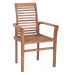 Stohovateľné jedálenské stoličky 2 ks hnedá Dekorhome,Stohovateľné jedálenské stoličky 2 ks hned