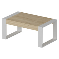 Konferenční stolek Retro dub/bílý
