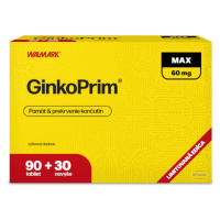 WALMARK GinkoPrim MAX 60 mg 90 + 30 tabliet NAVYŠE