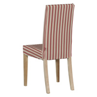 Dekoria Návlek na stoličku Harry (krátky), červeno-biele prúžky, návlek na stoličku Harry krátky