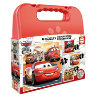 Puzzle Cars Disney Progressive Educa 12-16-20-25 dielov v kufríku