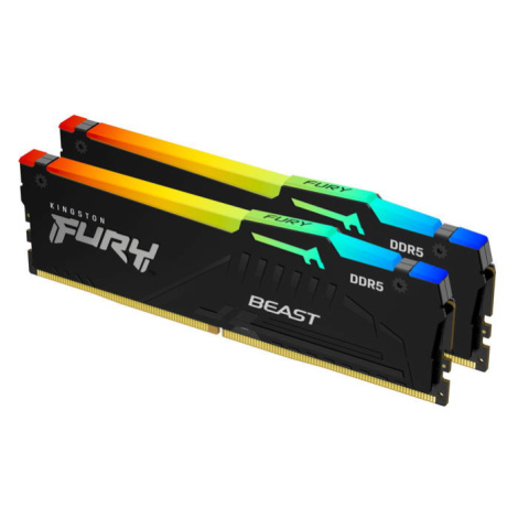 KINGSTON 64GB 5600MHz DDR5 CL40 DIMM (Kit of 2) FURY Beast RGB