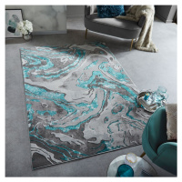 Kusový koberec Eris Marbled Emerald - 80x150 cm Flair Rugs koberce