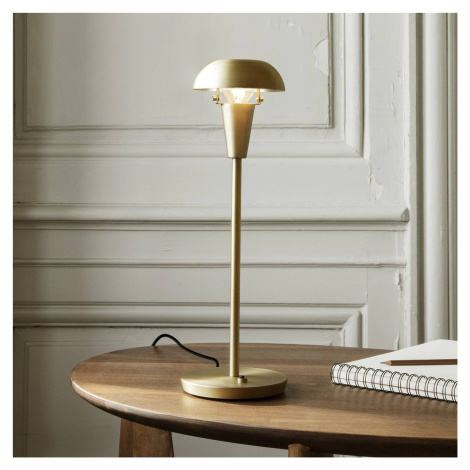 Ferm LIVING Stolná lampa Tiny, mosadz, 42,2 cm, výklopná