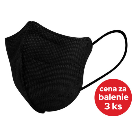Respilon Nano FFP2 respirátor RespiPro Carbon – 3ks Čierna, M, 3 kusov