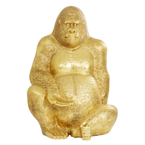Gorila XXL socha zlatá Kare Design
