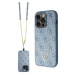 Kryt Guess GUHCP15LP4TDSCPB iPhone 15 Pro 6.1" blue hardcase Crossbody 4G Metal Logo (GUHCP15LP4