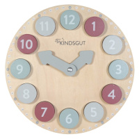 Drevené vkladacie puzzle Clock – Kindsgut