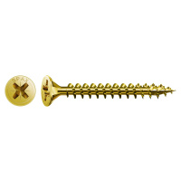Spax Uni skrutka zápust.hlava PZ/Z2 4CUT a plný závit Yellox 4 x 30 mm 50 ks