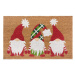 Rohožka s vianočným motívom z kokosového vlákna 45x75 cm – Hanse Home