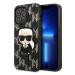 Kryt Karl Lagerfeld iPhone 13 Pro Max 6,7" hardcase black Monogram Ikonik Patch (KLHCP13XPMNIKBK