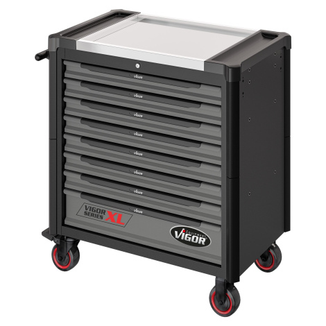 Dielenský vozík na náradie XL, VIGOR, 8 zásuviek - V4481-X