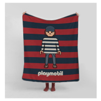 Detská deka z mikrovlákna 130x130 cm Stripes – Playmobil