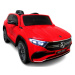 mamido  Elektrické autíčko Mercedes EQA v červenej farbe s diaľkovým ovládaním, koženým sedákom,
