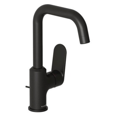 Umývadlová batéria Kludi X1 s výpusťou matná čierna 320273975