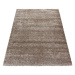 Kusový koberec Brilliant Shaggy 4200 Taupe - 140x200 cm Ayyildiz koberce