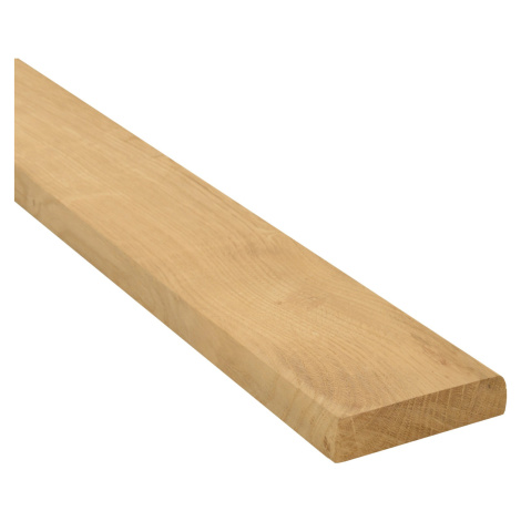 Prah dverový 2 x 8 x 90 cm dub