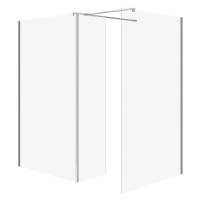 CERSANIT - SET B804 WALK-IN MILLE POHYBLIVÁ STENA CHRÓM 100X90X30X200 VIR S601-191