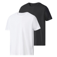 PARKSIDE® Pánske tričko, 2 kusy (L (52/54), biela/čierna)