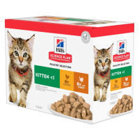 HILL'S Science Plan Feline kapsičky multipack pre mačiatka 12 x 85 g
