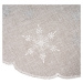 Forbyt Vianočný obrus Hviezdičky sivá, pr. 35 cm