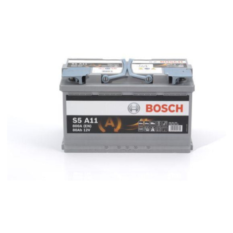 BOSCH S5 80Ah Start-Stop AGM Autobatéria 12V , 800A , 0 092 S5A 110