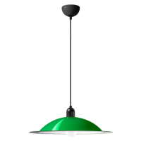 Závesné svietidlo Stilnovo Lampiatta LED, Ø 50 cm, zelené
