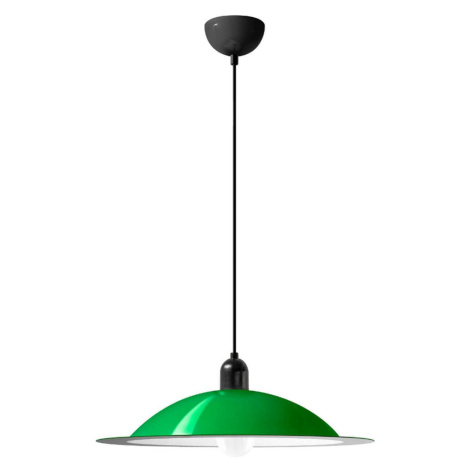 Závesné svietidlo Stilnovo Lampiatta LED, Ø 50 cm, zelené